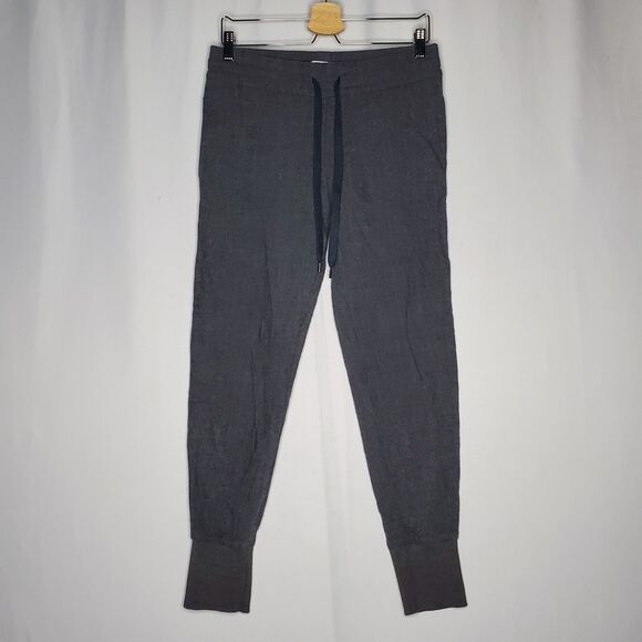 See By Chloe Wool Jogger Pants Womens 4 Gray Drawstring Elastic Waist Pockets - Picture 1 of 11